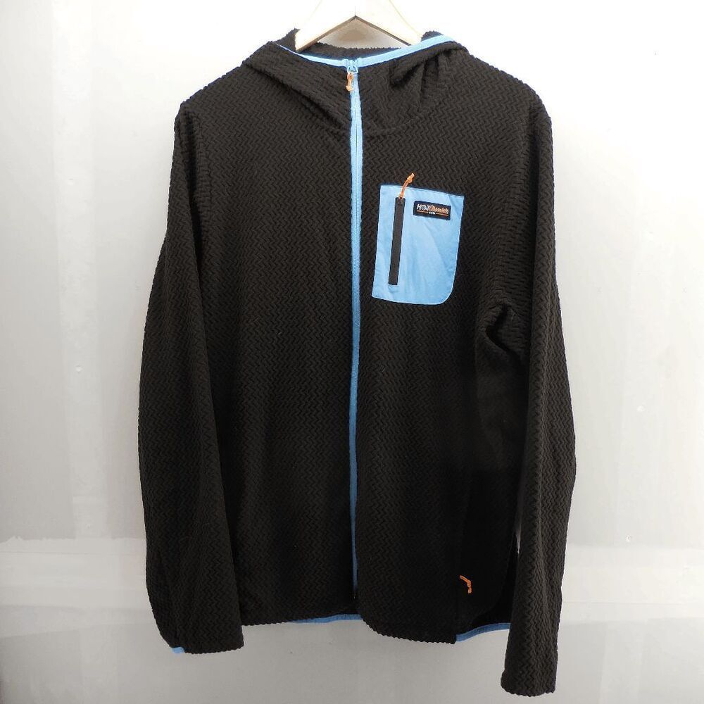 Ventures Endurance Jacket Mens Large Brown Hoodie Hot Chocolate Run Exercise